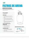SOLO MELI SUR - FILTRO DE ARENA 19 PARA ALBERCA PLÁSTICO REFORZADO PANDA