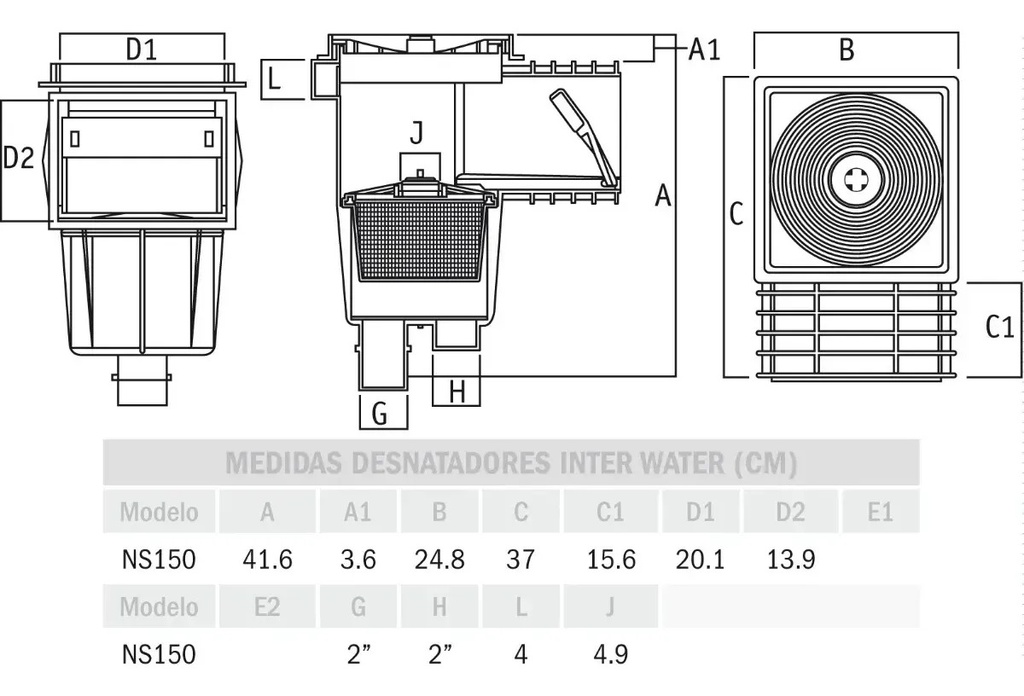 SOLO MELI PIS - DESNATADOR ESTANDAR SKIMMER
