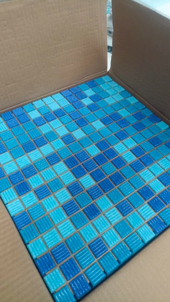 SOLO MELI PIS - CAJA CON 2.14 M2 MOSAICO VENECIANO MEZCLA MIAMI