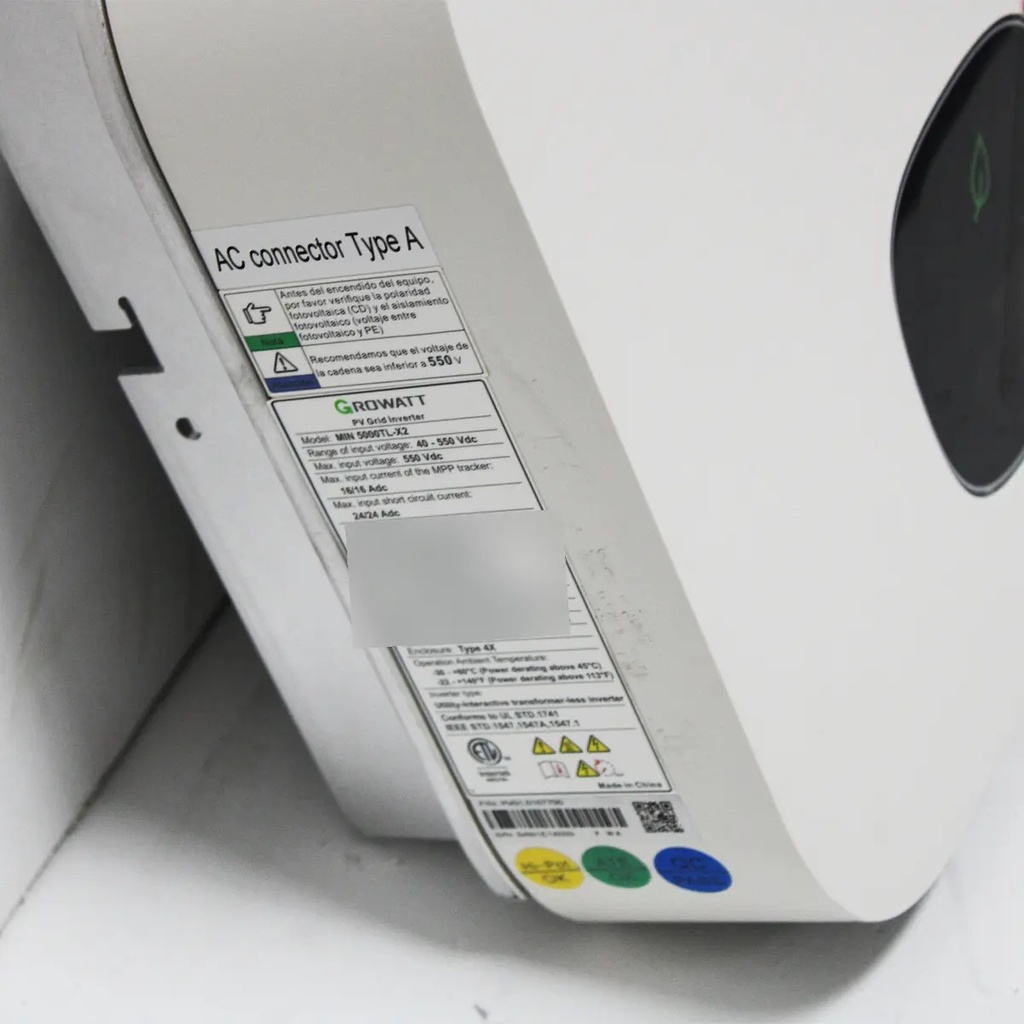 SOLO MELI SUR - INVERSOR GROWATT PARA INTERCONEXIÓN A CFE DE 6 KW