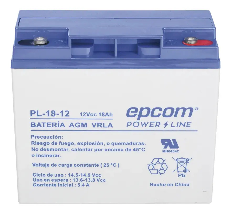 SOLO MELI SUR - BATERÍA CON TECNOLOGÍA AGM / VRLA, 18 AH.