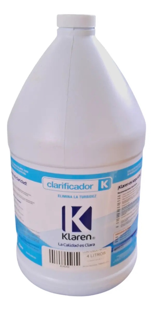 SOLO MELI SUR - CLARIFICADOR KLAREN PRESENTACIÓN 4 LTS PARA ALBERCA