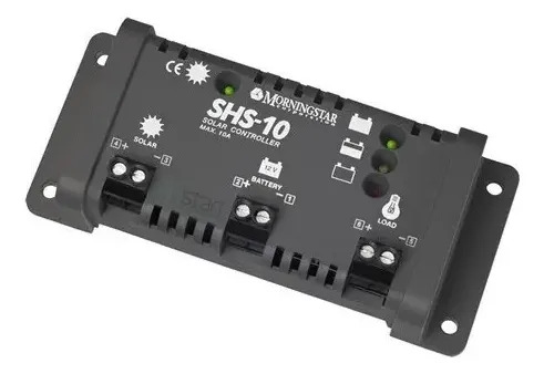 SOLO MELI PIS - CONTROLADOR DE CARGA DE PANEL SOLAR MORNINGSTAR 12V 10A 170W