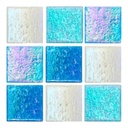 SOLO MELI SUR - MOSAICO PARA ALBERCA MEZCLA MALIBU BRILLARE AZUL ACERO