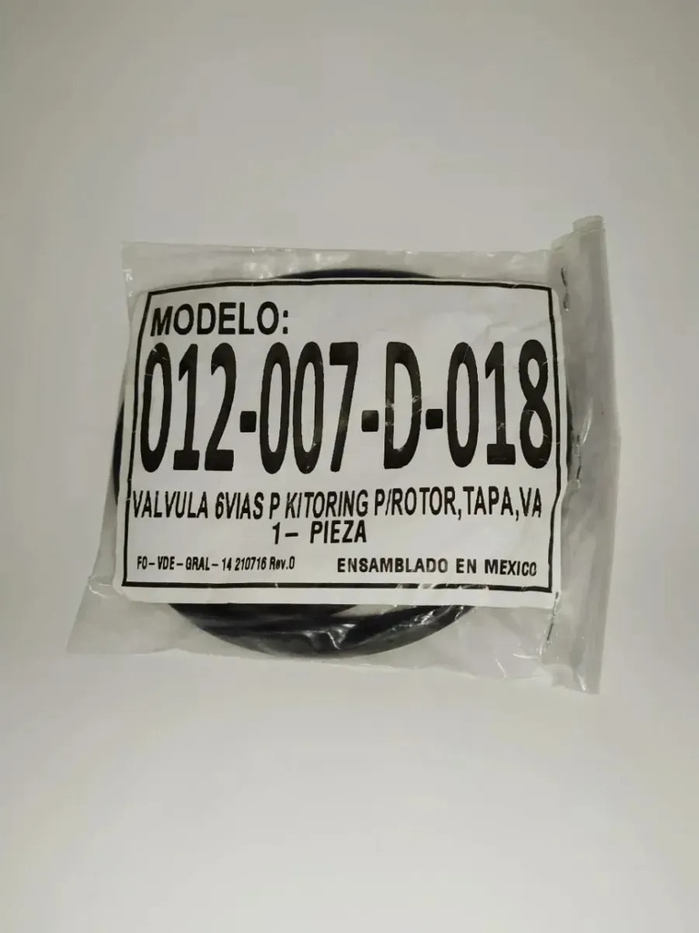 SOLO MELI PIS - REFACCIÓN ORING FILTRO PARA ALBERCA PLÁSTICO REFORZADO PANDA