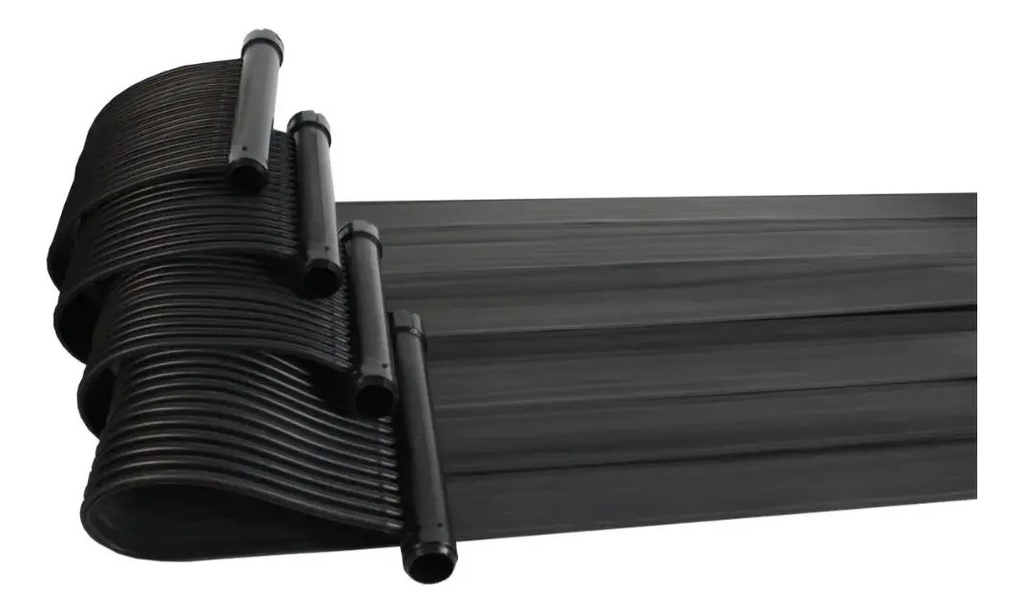 SOLO MELI SUR - PANEL SOLAR PARA ALBERCA 3.6 M2 DOS SECCIONES NEGRO 0V 0V