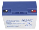 SOLO MELI SUR - BATERÍA AGM VRLA 12V 18AH EPCOM POWERLINE PL-18-12 TERMINAL M5