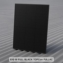 SOLO MELI SUR - MÓDULO PANEL SOLAR 610W FULL BLACK MONOCRISTALINO 144 CELDAS NEGRO 1500V 62.69V