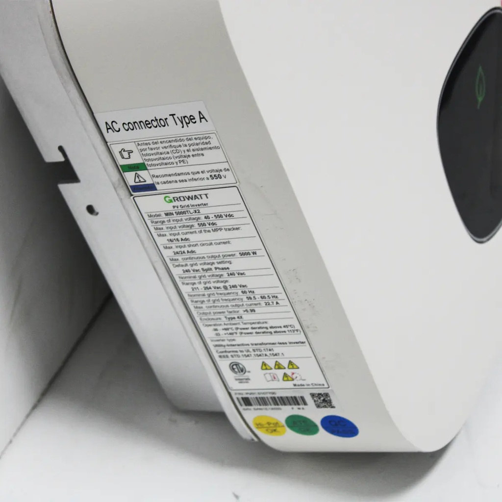 SOLO MELI SUR - INVERSOR SOLAR DE INTERCONEXIÓN DE 6KW 220V WI-FI GROWATT