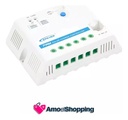 SOLO MELI SUR - CONTROLADOR SOLAR PWM 12/24 V 30 A, SALIDA USB EML COLOR BLANCO