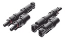 SOLO MELI - CONECTORES MC4 Y PARA PANELES SOLARES PAR MACHO Y HEMBRA