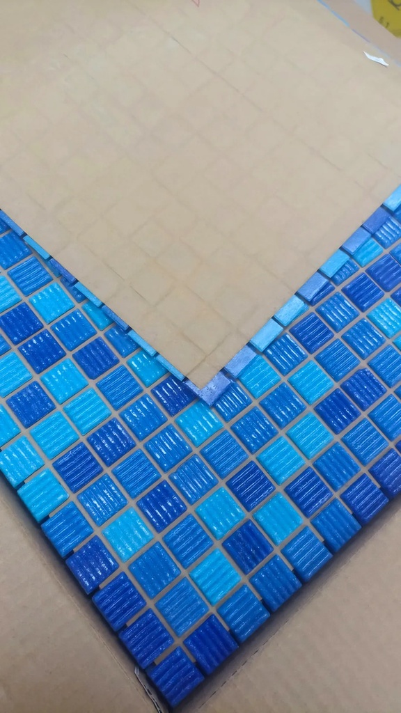 SOLO MELI PIS - CAJA CON 2.14 M2 MOSAICO VENECIANO MEZCLA SASSARI