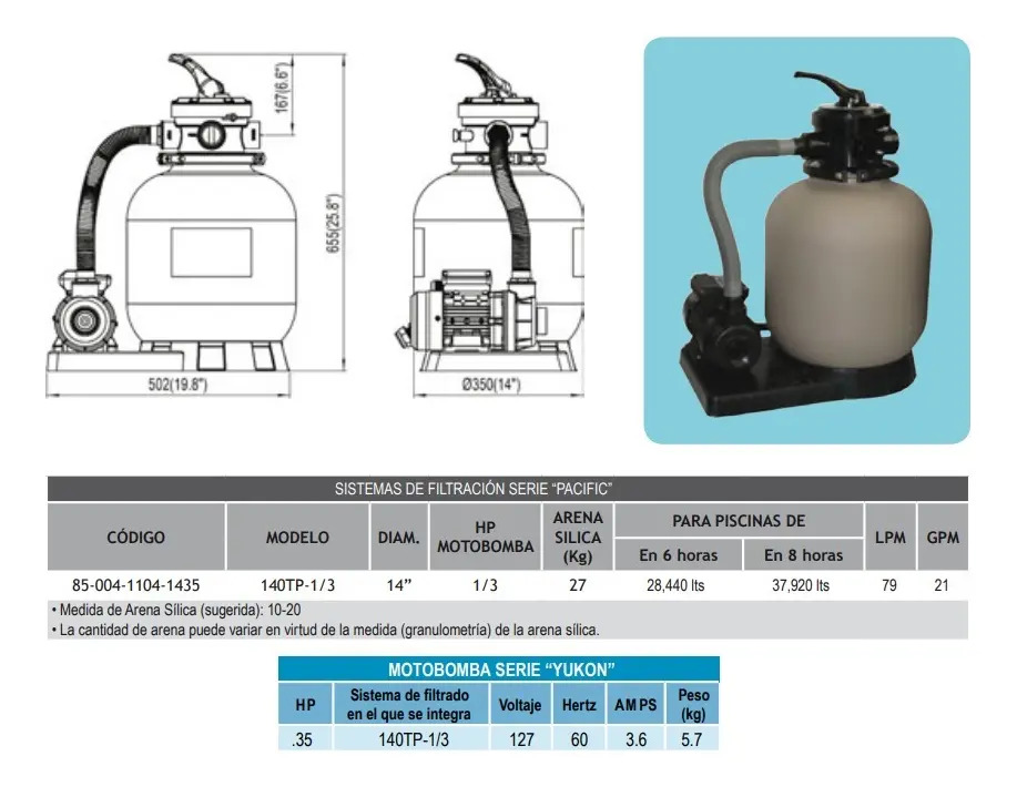 SOLO MELI - BOMBAS PARA PISCINAS ALBERCAS 1.5 HP 115 V O 220 V AQUAPAK