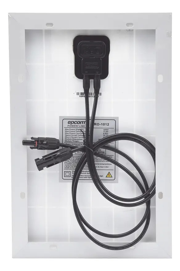 SOLO MELI - PANEL SOLAR POLICRISTALINO 10 WATTS 12V