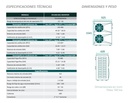 SOLO MELI - BOMBA DE CALOR INVERTER EKX HIDROCONTROL 145,000 BTUS WIFI