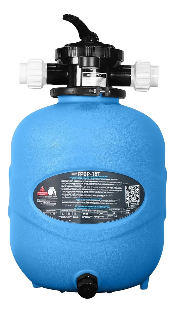 SOLO MELI - KIT BOMBA Y FILTRO PARA ALBERCA PANDA 16 Y 1 HP