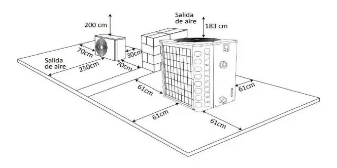 SOLO MELI - BOMBA DE CALOR INVERTER HAX 155 000 BTUS CON WIFI