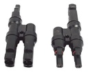 SOLO MELI - CONECTORES MC4 Y PARA PANELES SOLARES PAR MACHO Y HEMBRA