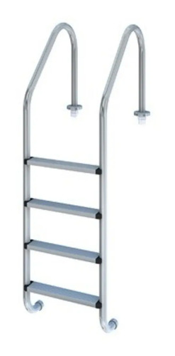 SOLO MELI - ESCALERA 4 PEDAÑOS AC. INOXIDABLE PISCINAS ALBERCAS