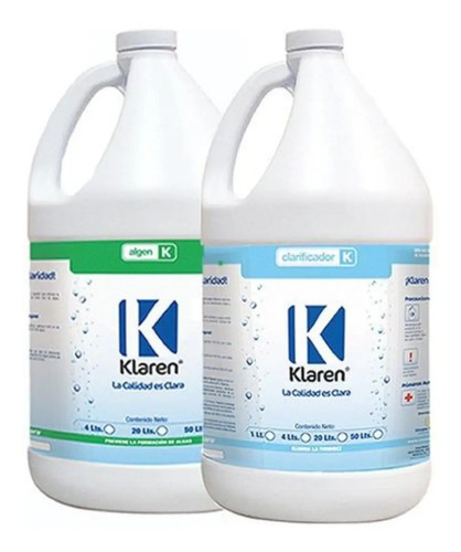 SOLO MELI - KIT DE ALGUICIDA Y CLARIFICADOR FLOCULANTE PARA ALBERCA