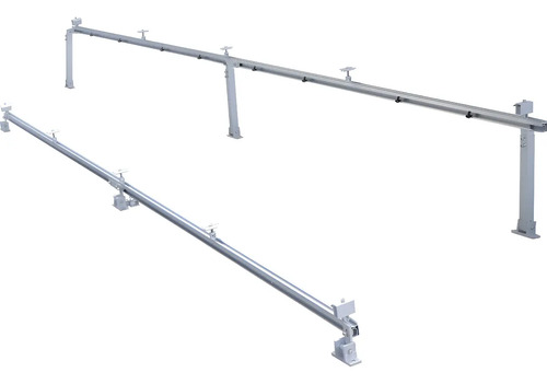 SOLO MELI - SOPORTE MONTAJE ALUMINIO PARA 4 PANELES SOLARES