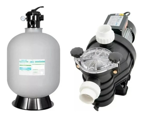 SOLO MELI - KIT FILTRO ALBERCA PANDA FILTRO 19 Y BOMBA SILVER 1 HP