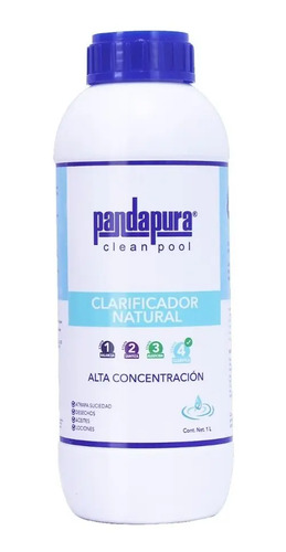 SOLO MELI - CLARIFICADOR PANDA 1 LTS PARA ALBERCAS AHORRA AGUA ECOLOGICO
