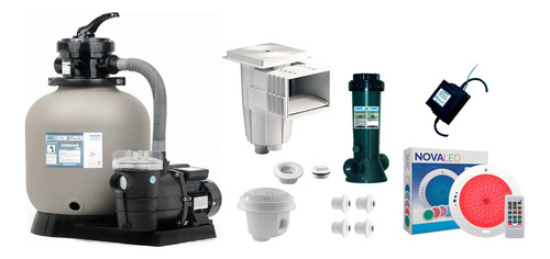 SOLO MELI - KIT COMPLETO 14 PARA ALBERCA FILTRO DREN BOMBA DESNATADOR