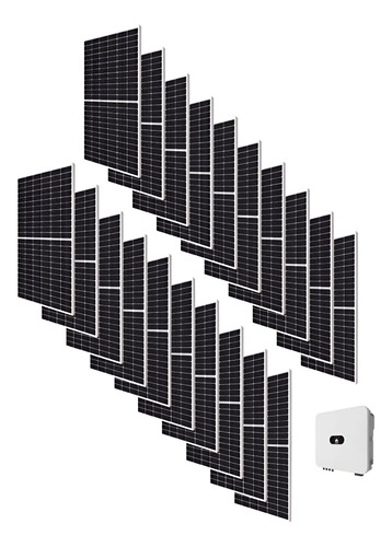 [MLM2257219415] SOLO MELI - PLANTA SOLAR DE 10KW PANEL SOLAR E INVERSOR DE INTERCONEXION