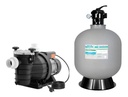 SOLO MELI - KIT DE FILTRO 16 Y BOMBA 1HP PARA ALBERCA O PISCINA