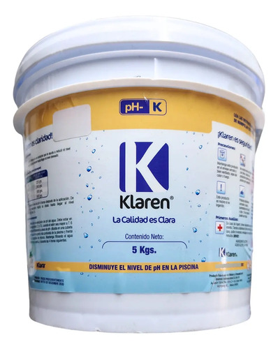 SOLO MELI SUR - REDUCE EL PH DEL AGUA DE TU ALBERCA KLAREN 5KG