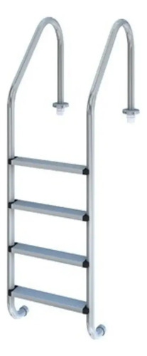 SOLO MELI SUR - ESCALERA 4 PELDAÑOS AC. INOXIDABLE PISCINAS ALBERCAS