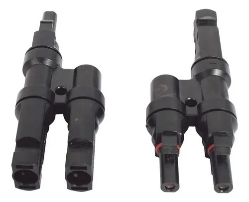 SOLO MELI SUR - JUEGO CONECTOR MC4 Y PANELES SOLARES PAR MACHO Y HEMBRA