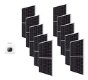 SOLO MELI SUR - PLANTA SOLAR INTERCONEXION A CFE MONITOREO WIFI 6 KWP AZUL0V