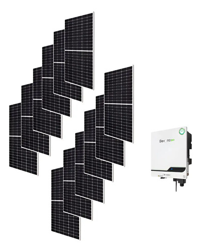 SOLO MELI SUR - PLANTA SOLAR INTERCONEXIONA CFE MONITOREO WIFI 6KW NEGRO220V