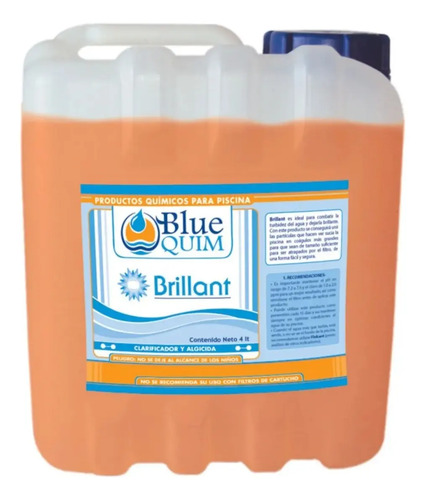 SOLO MELI SUR - ABRILLANTADOR, BRILLANT PARA ALBERCA 20 LTS