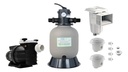 SOLO MELI SUR - KIT DE EQUIPO COMPLETO PARA ALBERCA FILTRO 14 Y BOMBA 3/4