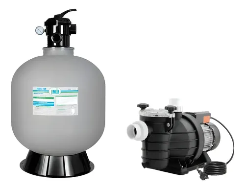 SOLO MELI SUR - KIT FILTRO ALBERCA PANDA FILTRO 19 Y BOMBA SILVER 1 HP