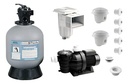 SOLO MELI SUR - KIT DE EMPOTRABLES BOMBA 1 HP Y FILTRO 16 PARA ALBERCA