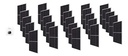 SOLO MELI SUR - PLANTA SOLAR INTERCONEXION A CFE MONITOREO WIFI 10 KW NEGRO