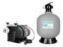SOLO MELI SUR - KIT DE FILTRO 16 Y BOMBA 1HP PARA ALBERCA O PISCINA