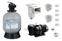 SOLO MELI - KIT DE EMPOTRABLES BOMBA 1 HP Y FILTRO 16 PARA ALBERCA
