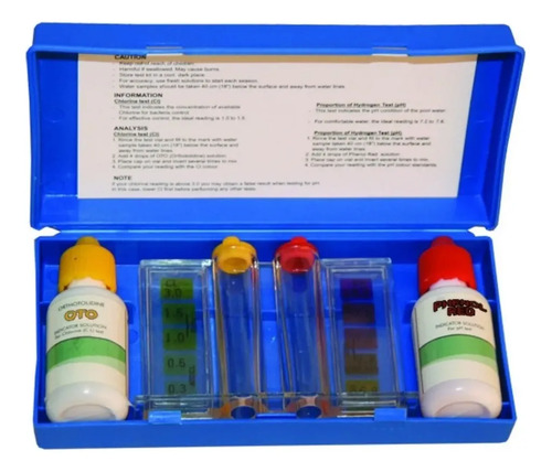 SOLO MELI PIS - KIT ANALIZADOR DE ALBERCAS DE PH Y CLORO