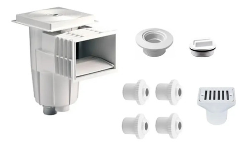 [MLM5259013958] SOLO MELI PIS - KIT ACCESORIOS EMPOTRABLES DESNATADOR PISCINAS ALBERCAS PVC
