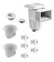 SOLO MELI PIS - KIT DE EMPOTRABLES PARA ALBERCA CON 2 DREN Y DESNATADOR