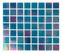 SOLO MELI PIS - MOSAICO PARA ALBERCA MEZCLA SASSARI BRILLARE AZUL ACERO