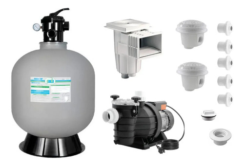 SOLO MELI PIS - PAQUETE KIT EMPOTRABLE+ FILTRO 16+ BOMBA SILVER 1 HP+ZEOLITA