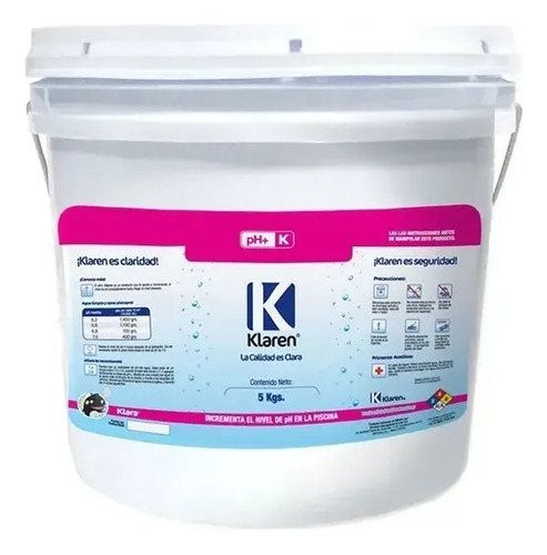 SOLO MELI PIS - AUMENTA EL PH DEL AGUA DE TU ALBERCA KLAREN 5KG