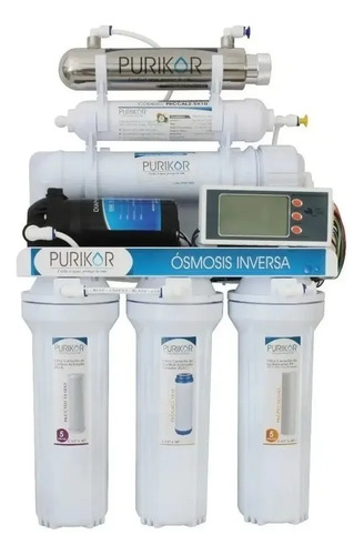 SOLO MELI PIS - PURIFICADOR DE OSMOSIS INVERSA 6 ETAPAS 100 GPD UV Y DISPLAY