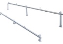 SOLO MELI PIS - SOPORTE MONTAJE ALUMINIO PARA 4 PANELES SOLARES GRIS